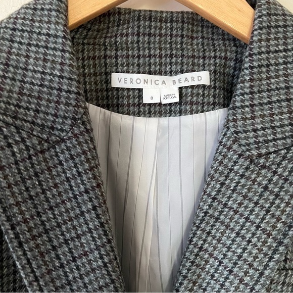 NWOT Veronica Beard Sybille Houndstooth Jacket - Picture 6 of 10